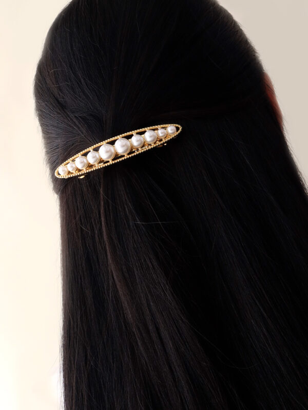 Hair Clips/ En Baño De Oro 24k. Marca Brazz By Roel.