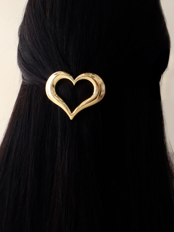 Hair Clips/ En Baño De Oro 24k. Marca Brazz By Roel.