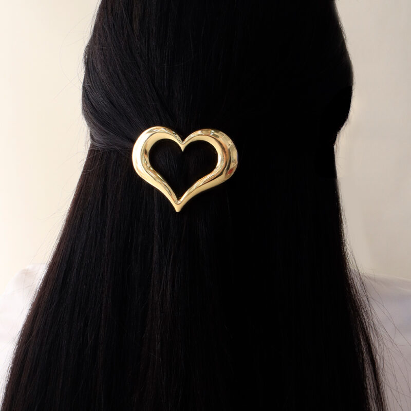 Hair Clips/ En Baño De Oro 24k. Marca Brazz By Roel.