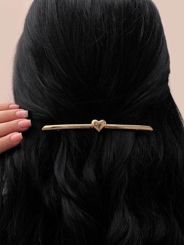 Hair Clips/ En Baño De Oro 24k. Marca Brazz By Roel.