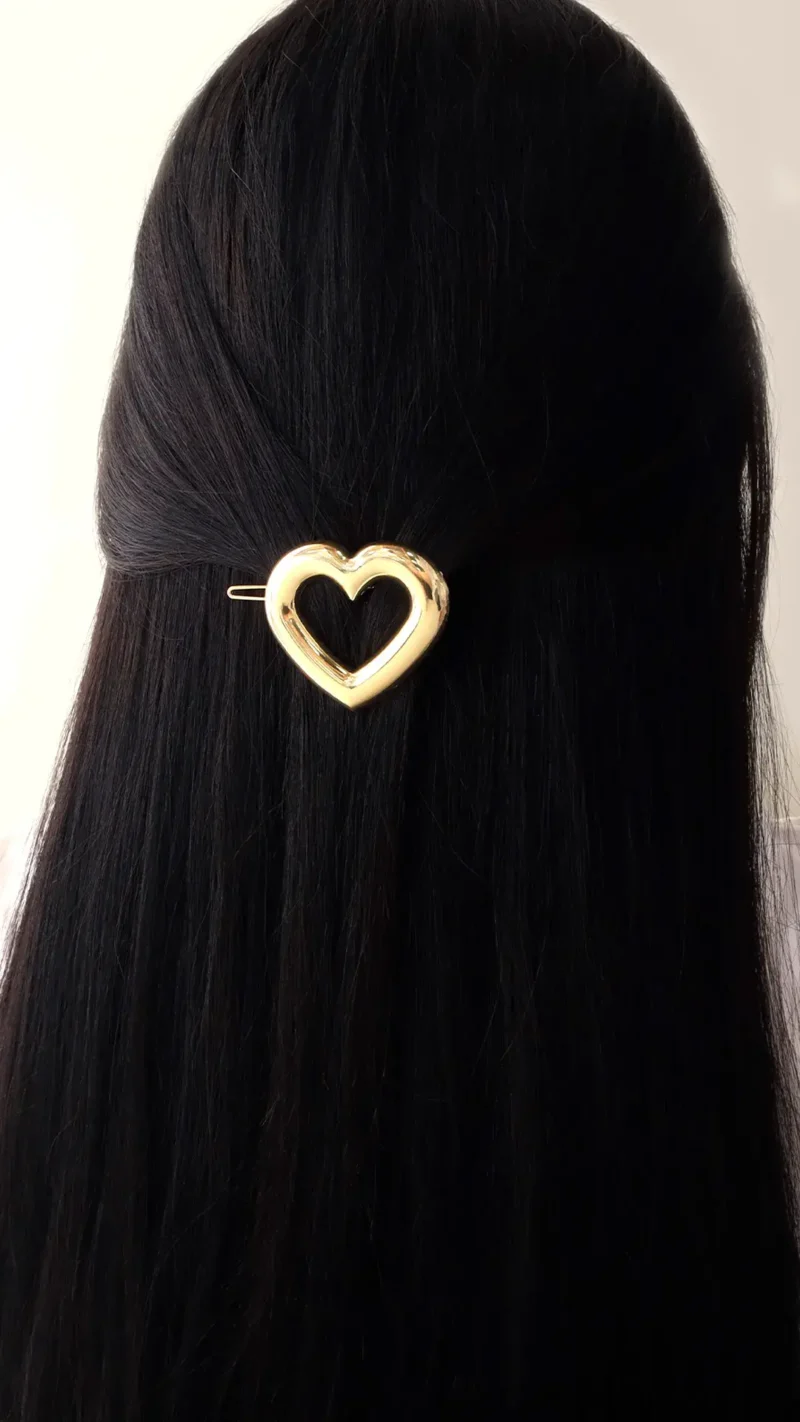 Hair Clips/ En Baño De Oro 24k. Marca Brazz By Roel.