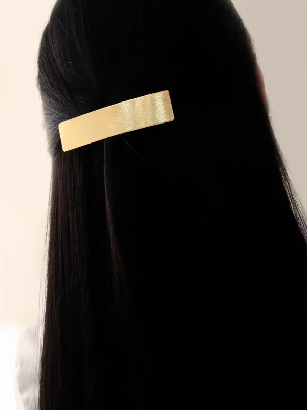 Hair Clips/ En Baño De Oro 24k. Marca Brazz By Roel.