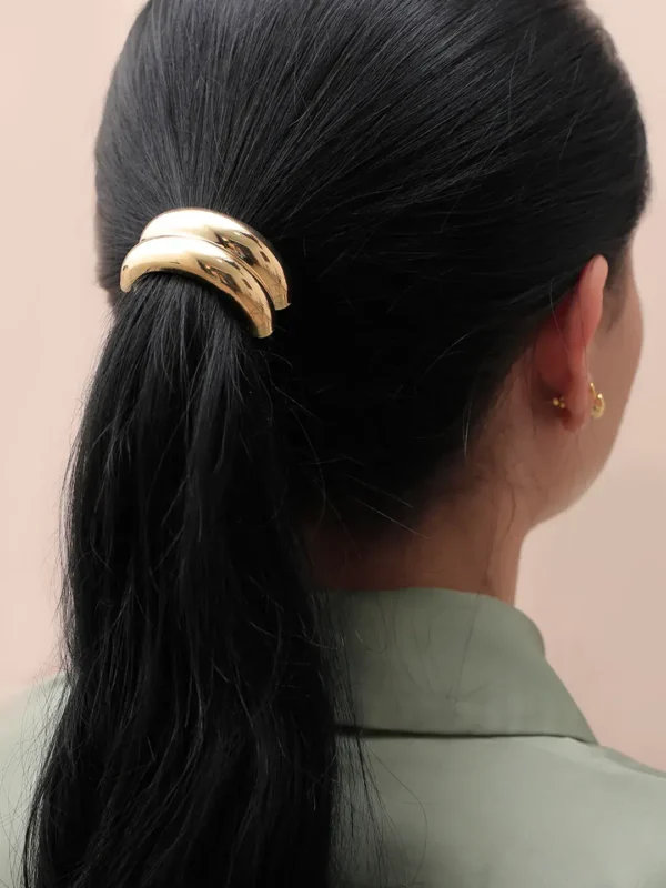 Pony Cuff/ En Baño De Oro 24k. Marca Brazz By Roel.