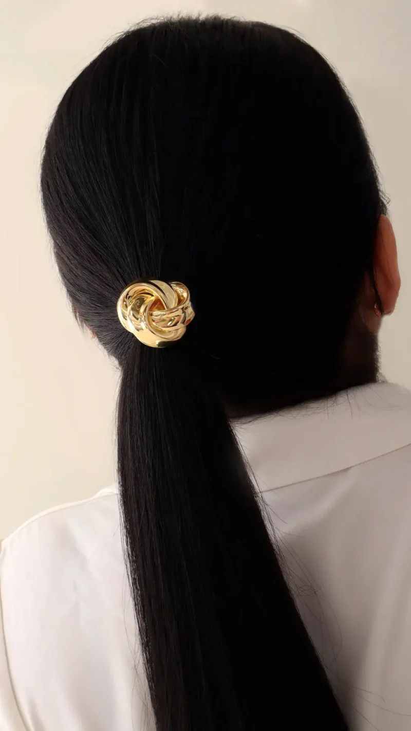 Pony Cuff/ En Baño De Oro 24k. Marca Brazz By Roel.