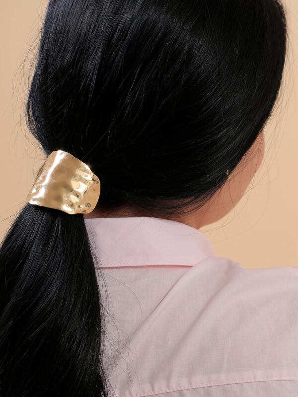 Pony Cuff/ En Baño De Oro 24k. Marca Brazz By Roel.