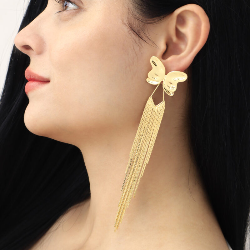 ARETE TOPO FIGURAS EN BAÑO DE ORO