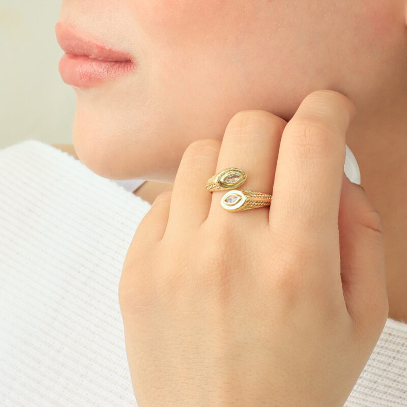 Anillo Abrazo Con Microcircones