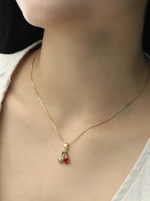 Collar Sweet/ En Baño De Oro 24k. Marca Brazz By Roel.