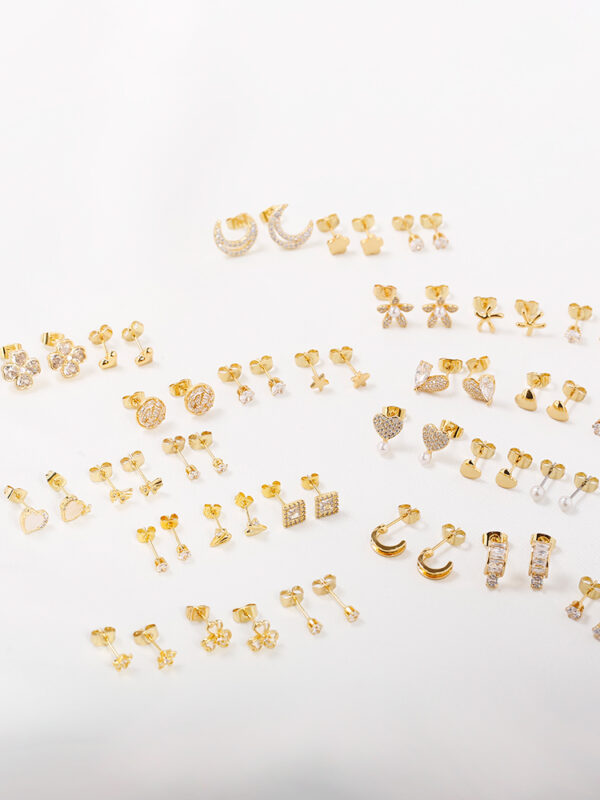 Kit12 En Baño De Oro 24k. Marca Brazz By Roel.