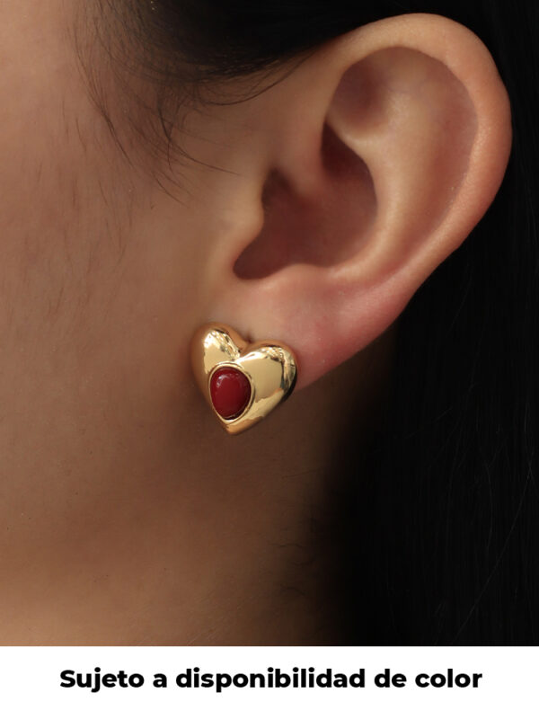 Topo Corazón Dorado/ En Baño De Oro 24k. Marca Brazz By Roel.